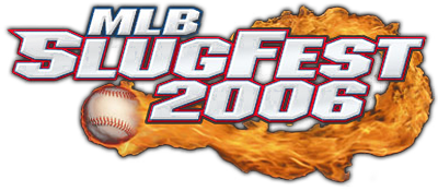MLB Slugfest 2006 title screen for Playstation 2